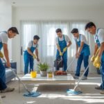 رجال تنظيف منازل لشركة ستي كلين